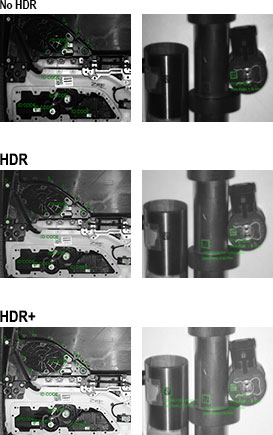 hdr plus for part inspection